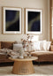 Galaxy Stars Real Gold Set Of 2 Posters 50x70cm